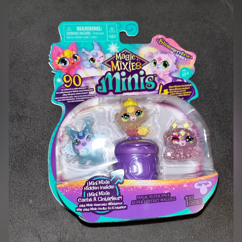 🆕 MAGIC MIXIES MINIS SHIMMERVERSE SERIES, 4 MINI MIXIES INCLUDED,
